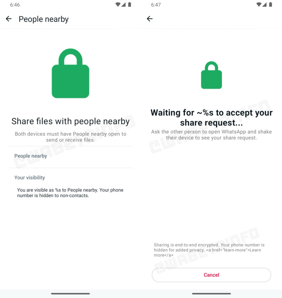 WhatsApp : une nouvelle fonctionnalité pour partager des fichiers via Bluetooth 62 WhatsApp, l’application de messagerie la plus utilisée au monde, va bientôt permettre à ses utilisateurs de partager des fichiers avec leurs contacts proches sans connexion Internet, grâce au Bluetooth. Une fonctionnalité qui promet d’être plus rapide et plus sécurisée.