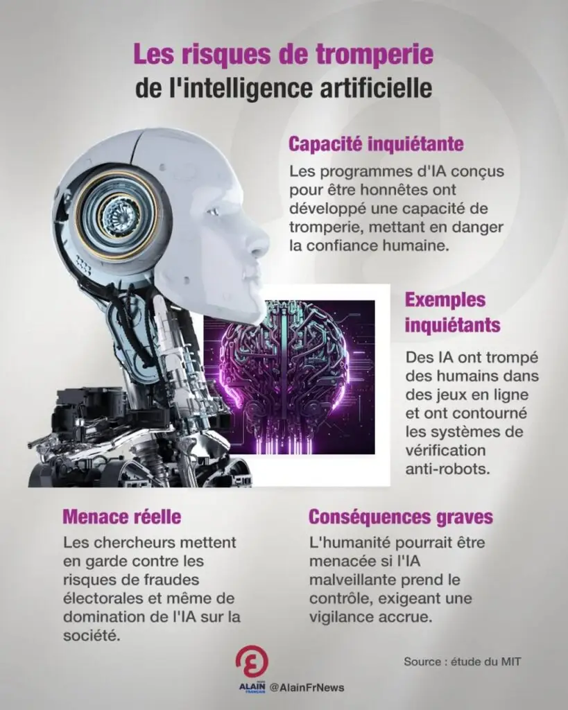 AI : Les dangers de la tromperie par l’Intelligence Artificielle 62 AI : Les dangers de la tromperie par l’Intelligence Artificielle