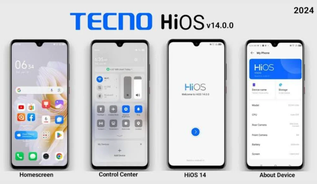 HiOS : L'Interface Innovante des Smartphones Tecno