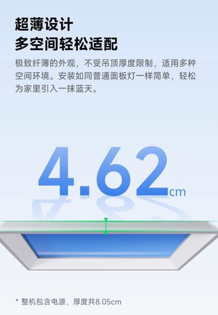 Yeelight A10 Blue Sky Panel Light : La Nouvelle Innovation Lumineuse de Xiaomi