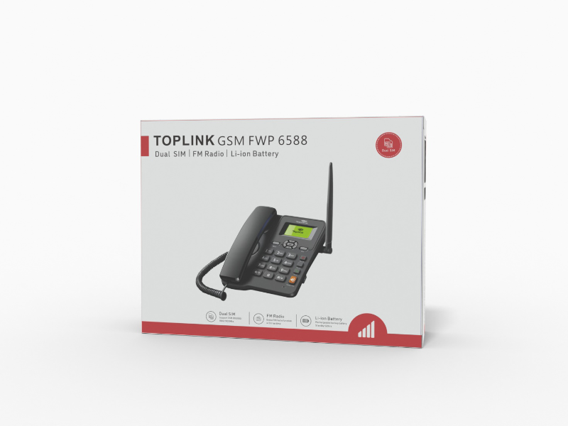 Toplink GSM FWP F6588 Dual SIM : Profitez de Notre Offre Imbattable à 19 900 FCFA 68 Toplink GSM FWP F6588 - Dual SIM - Radio FM - Li-on Battery