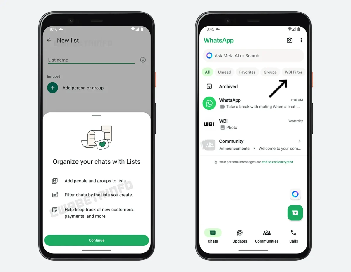 WhatsApp facilite la recherche de conversations importantes 61 WhatsApp facilite la recherche de conversations importantes