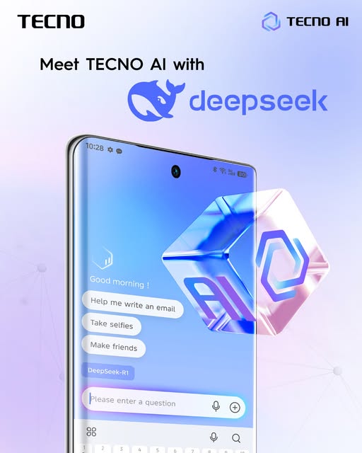 TECNO décuple les performances de ses smartphones grâce à DeepSeek IA 62 TECNO décuple les performances de ses smartphones grâce à DeepSeek IA