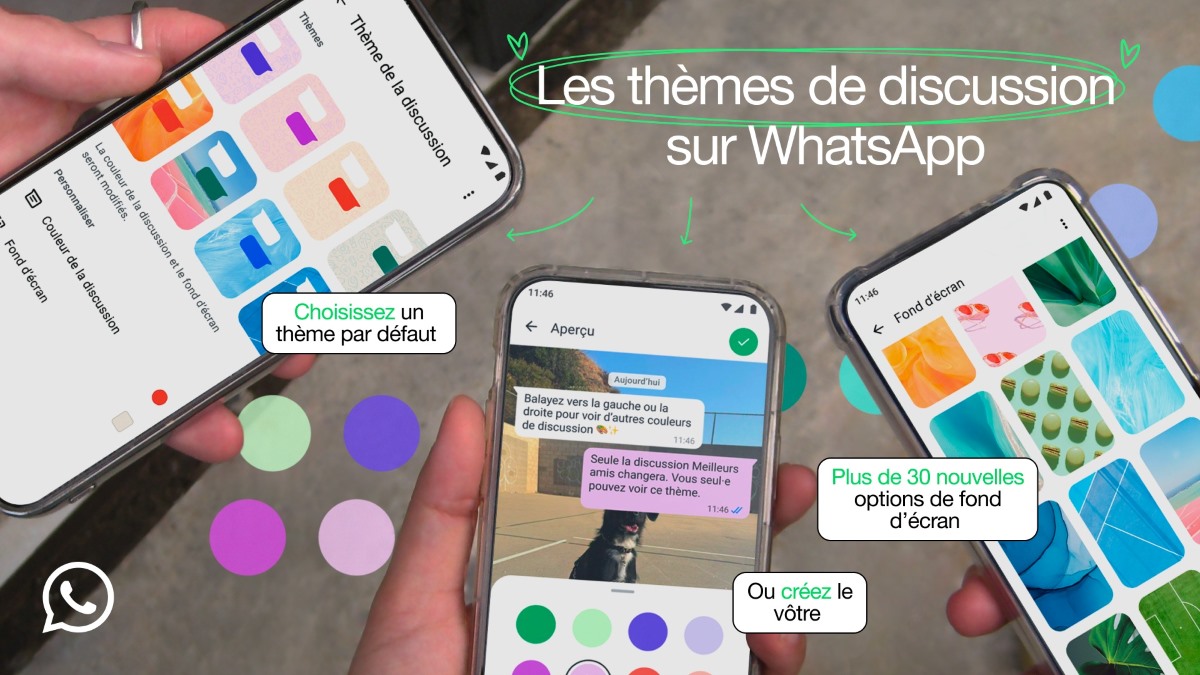 WhatsApp : Transformez vos discussions avec des thèmes personnalisés !