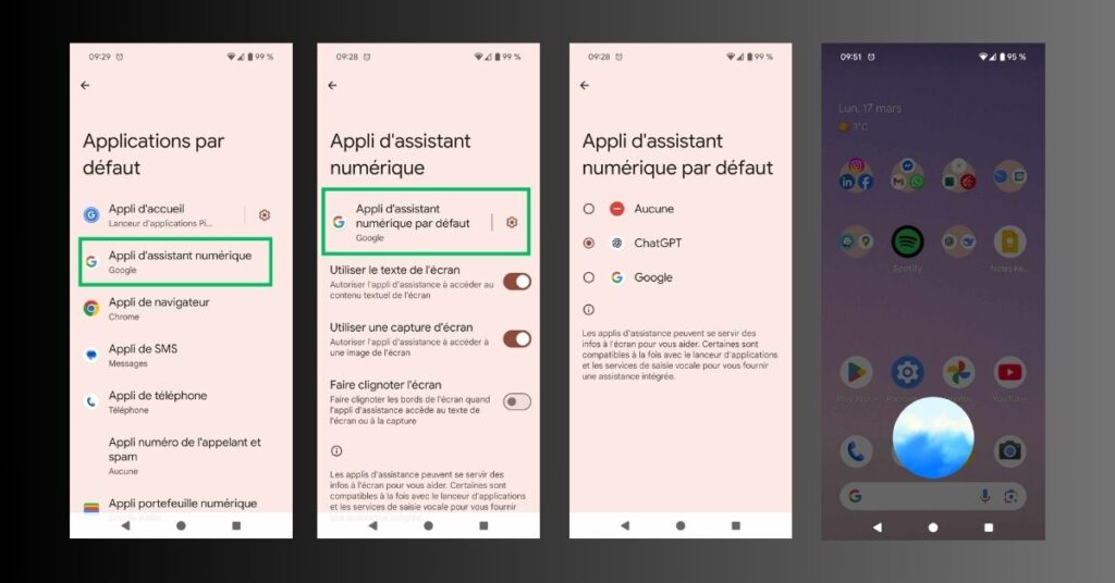 Assistant Google ChatGPT