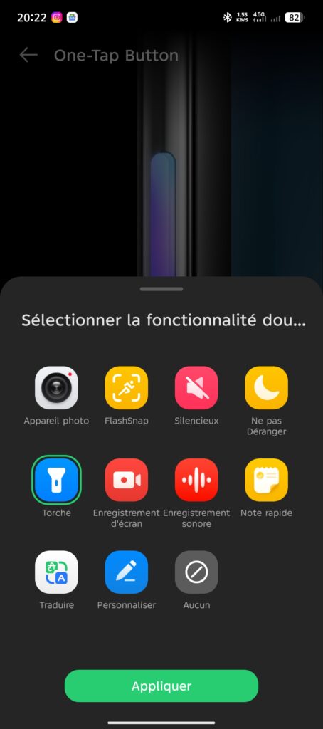 Tecno Camon 40 : comment configurer le "One-Tap Button" et l’utiliser au mieux ? 64 Screenshot 20250319 202216 1
