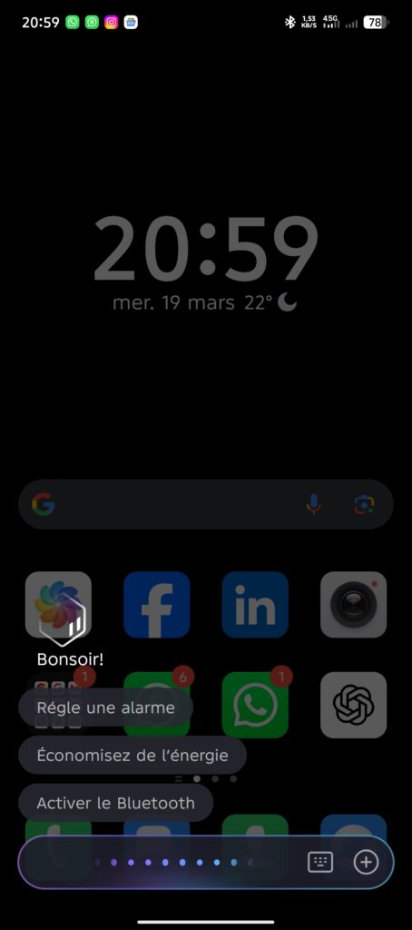 Tecno Camon 40 : comment configurer le "One-Tap Button" et l’utiliser au mieux ? 68 Screenshot 20250319 205938