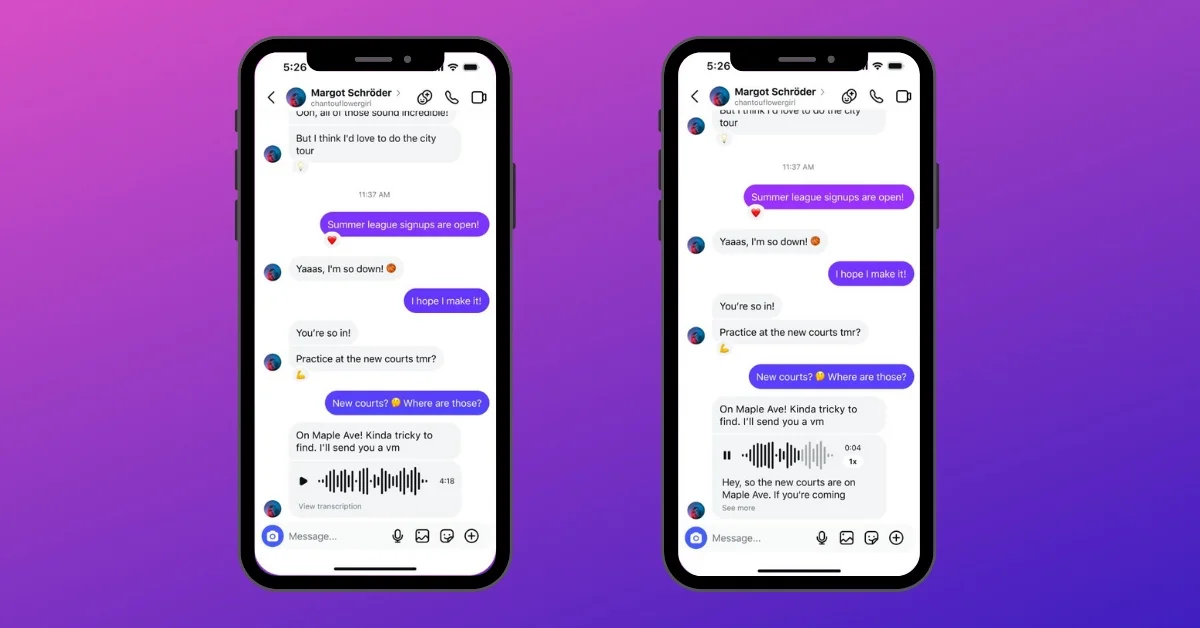 Instagram Améliore Les DM : Vocaux Plus Longs, Transcription Automatique Et Suivi De Groupe Simplifié