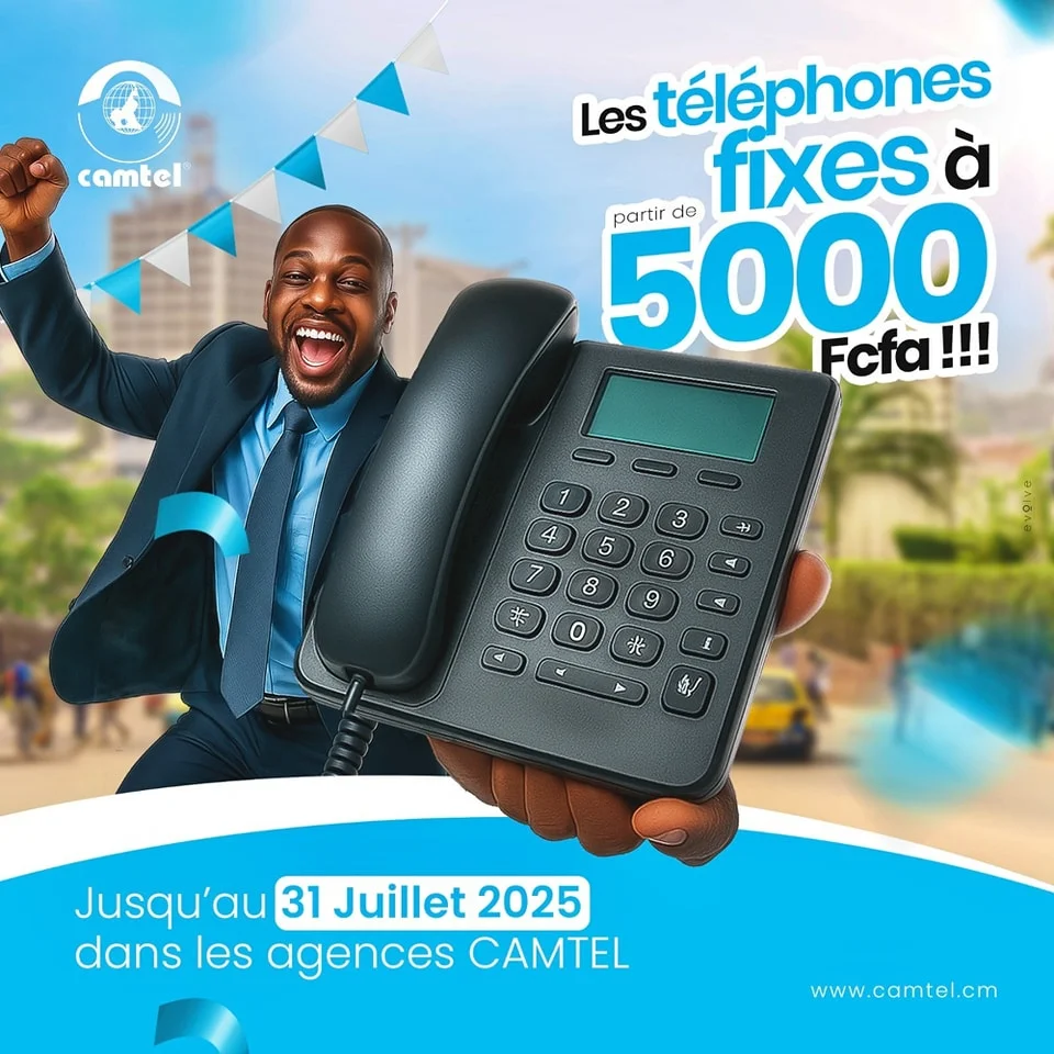 Téléphones fixes à partir de 5000 FCFA : CAMTEL relance la ligne domestique