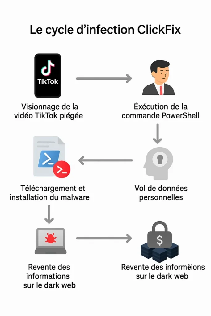 tiktok comment une nouvelle arnaque powershell met en danger des milliers dinternautes resized