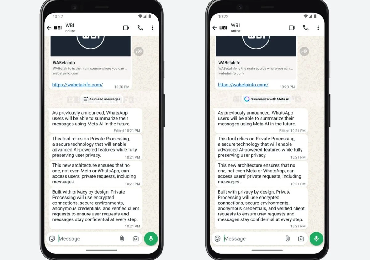WhatsApp : L'IA arrive pour résumer vos conversations et vous faire gagner un temps précieux 63 WhatsApp : L'IA arrive pour résumer vos conversations et vous faire gagner un temps précieux