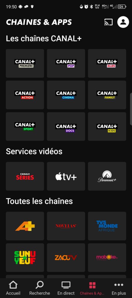 Canal+ met fin à myCanal : une nouvelle ère du streaming pour les utilisateurs camerounais et d’Afrique centrale 65 Screenshot CANALAPP 3