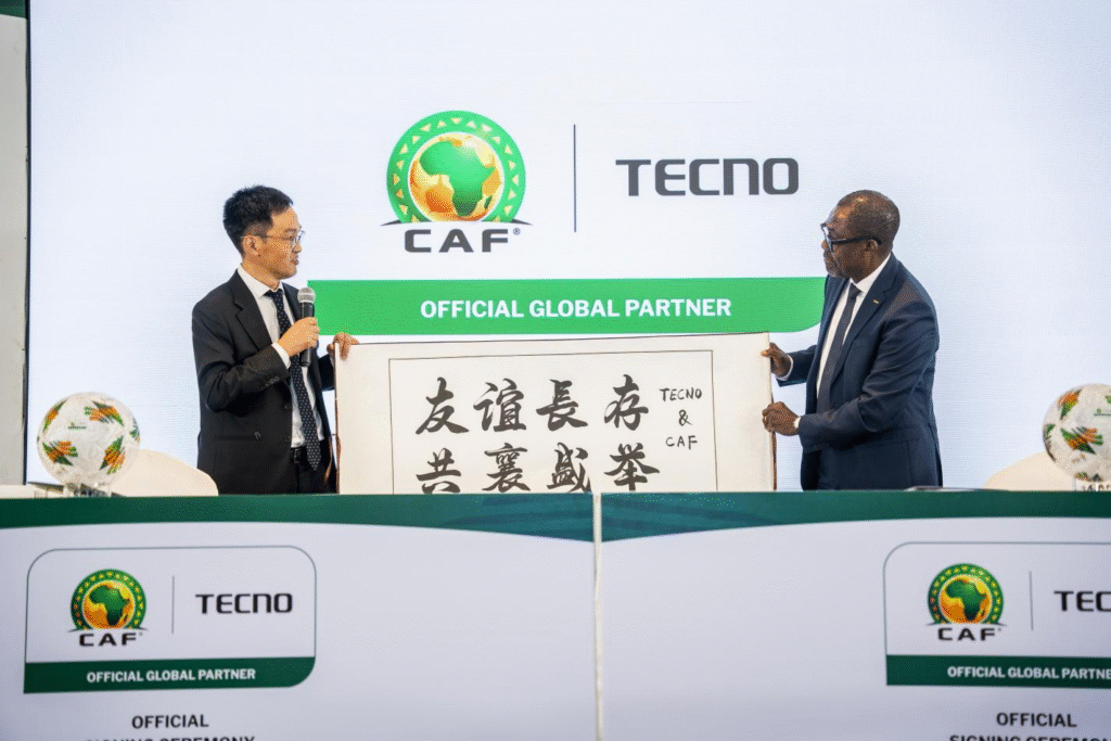 TECNO prolonge son partenariat avec la CAF et devient Partenaire Mondial Officiel de la CAN 2025 et 2027, tout en nourrissant le rêve des Africains à travers le football