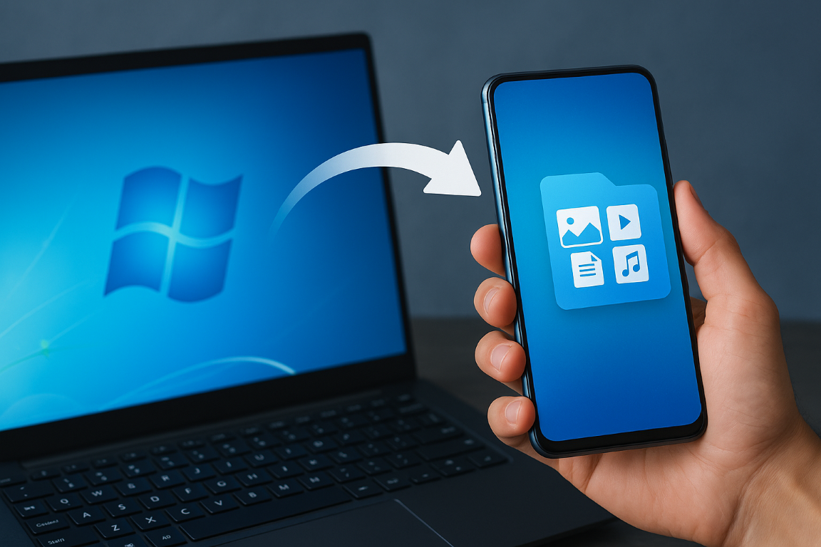 Transfert de fichiers Windows vers Android : la méthode la plus simple et rapide en 2025