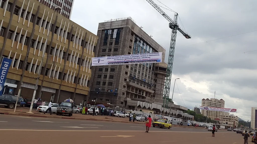 Immeuble Camtel à Yaoundé.