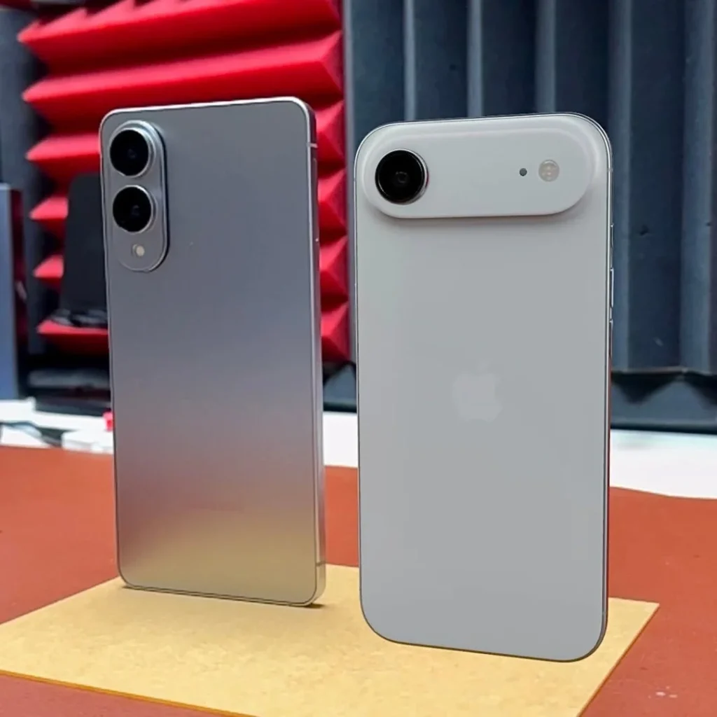 iPhone 17 Air vs Samsung Galaxy S25 Edge 2 resized