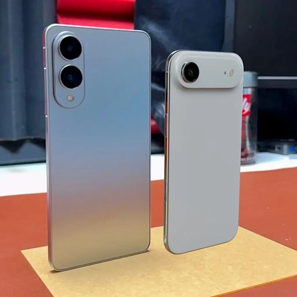 iPhone 17 Air vs Samsung Galaxy S25 Edge 5 resized