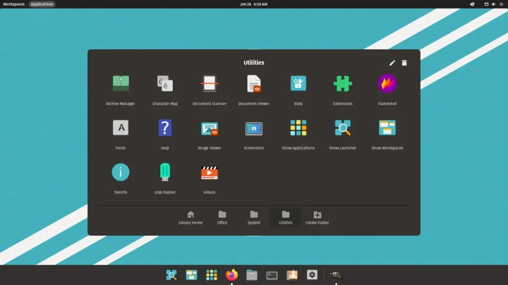 Les meilleures distributions Linux pour remplacer Windows 10 après la fin du support 65 1280px Apps Pop OS 21.10