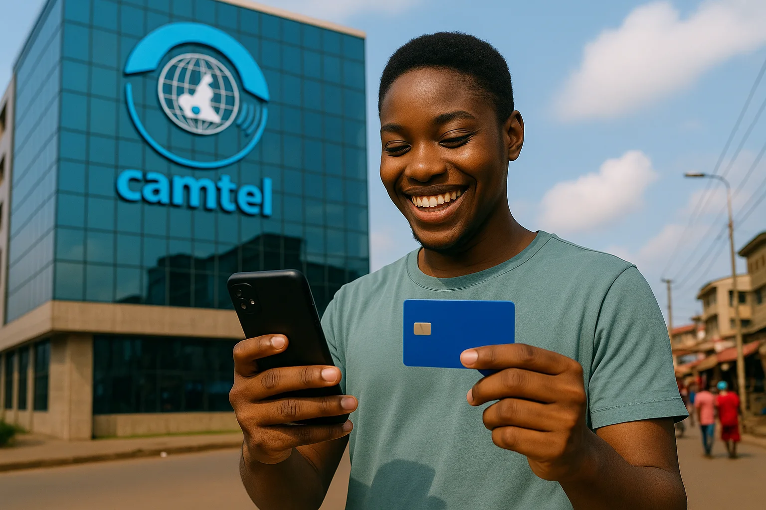 Blue Mobile Money : Camtel lève 500 millions FCFA pour défier Orange et MTN 65 Blue Mobile Money : Camtel mise sur 500 millions FCFA pour bousculer Orange et MTN