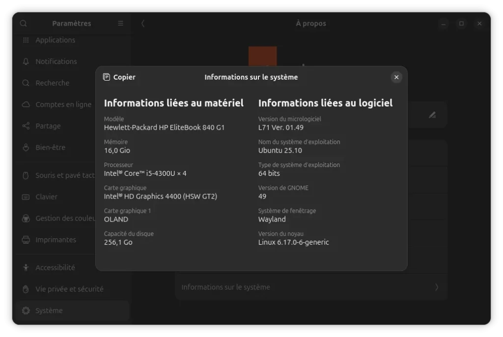 GNOME Music 49.1 (Flatpak) : le lecteur moderne qu’Ubuntu 25.10 attendait 68 Capture decran du 2025 11 18 06 45 28