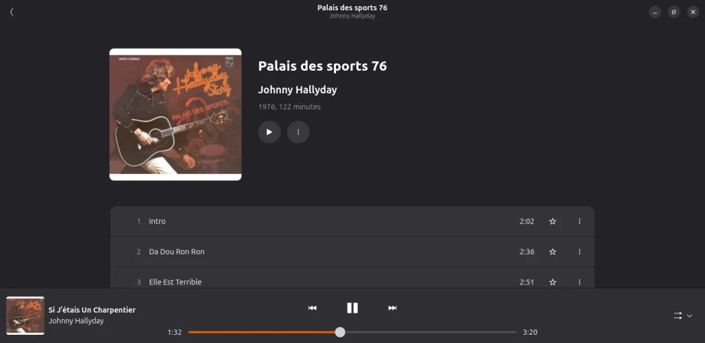 GNOME Music 49.1 (Flatpak) : le lecteur moderne qu’Ubuntu 25.10 attendait 66 Capture decran du 2025 11 18 06 48 54