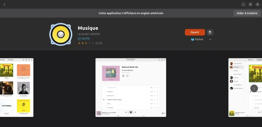 GNOME Music 49.1 (Flatpak) : le lecteur moderne qu’Ubuntu 25.10 attendait 63 Capture decran du 2025 11 18 07 42 14