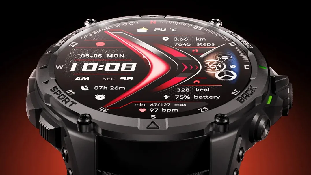 Oraimo Watch GT : autonomie longue durée et GPS multi-satellite pour un usage sportif