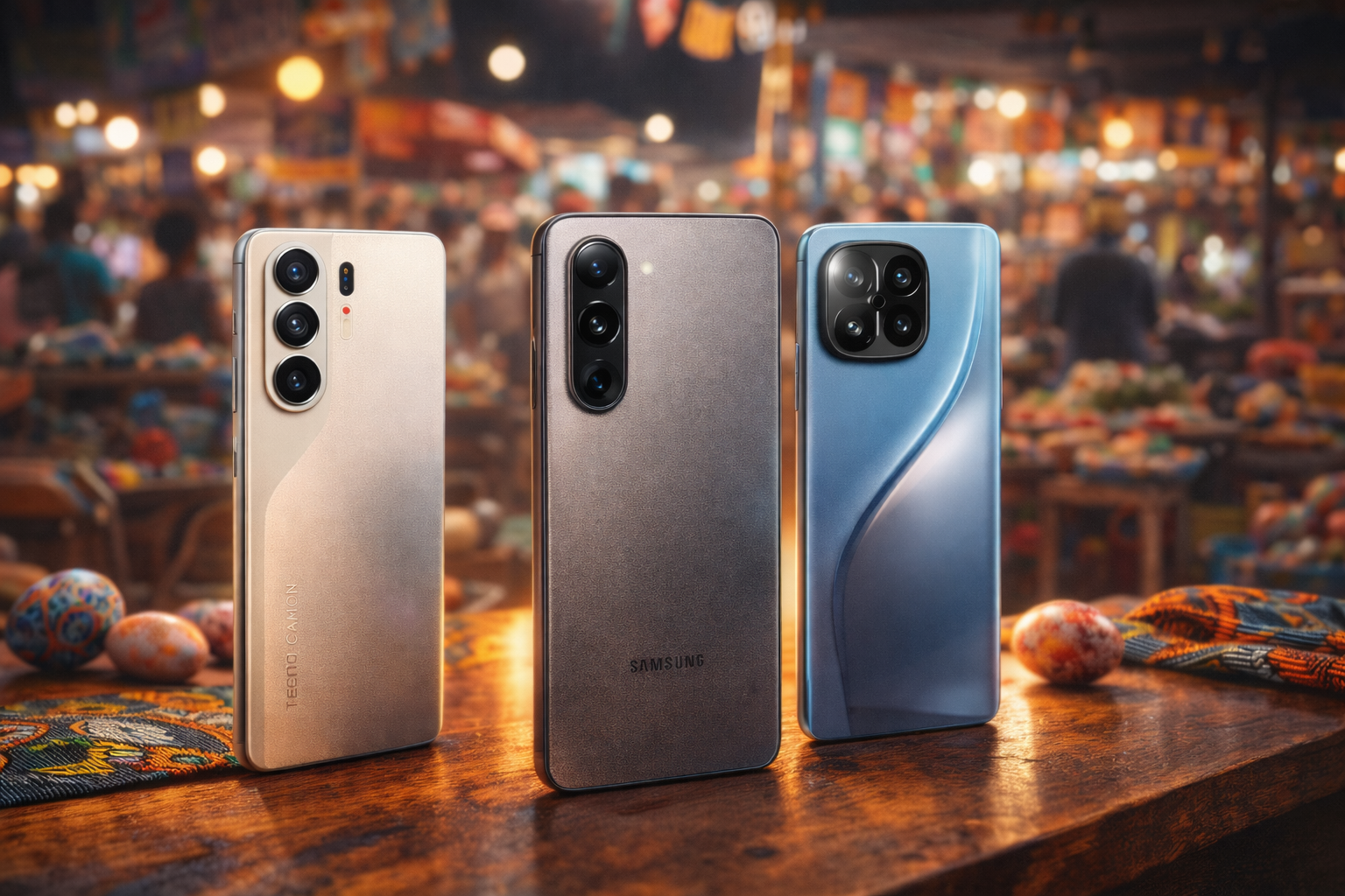 Pâques 2026 au Cameroun : faut-il choisir le Galaxy A56, le Camon 50 ou miser sur l’endurance du Redmi ?