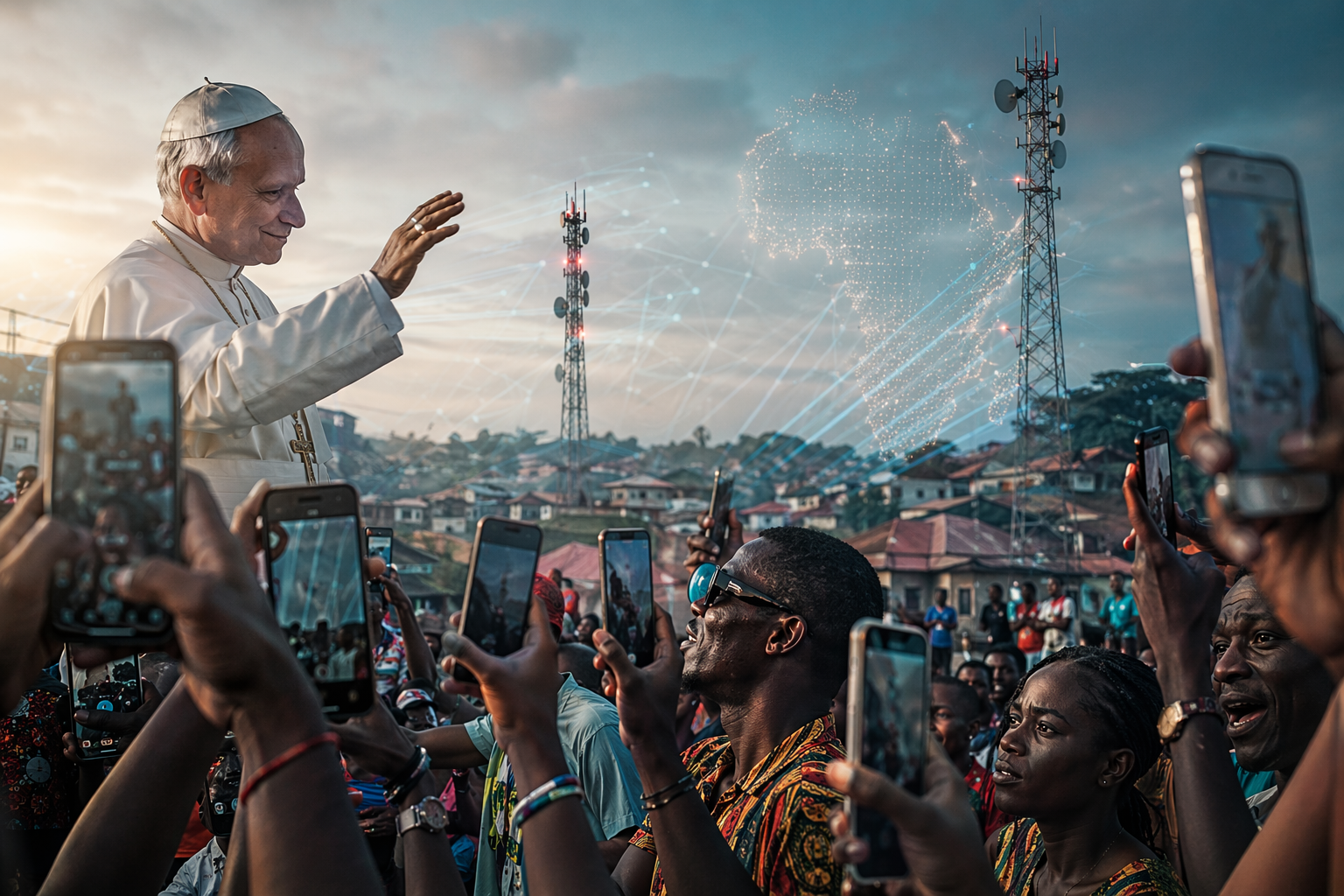 Bamenda en direct : smartphones, réseaux et foi redéfinissent la visite du Pape