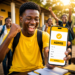 Résultats OBC en ligne : après la disparition d'Ayoba, MTN Cameroun lance le portail ONE 69 Un jeune Camerounais célèbre son admission après avoir consulté les résultats des examens officiels sur le portail ONE de MTN Cameroun depuis son smartphone.