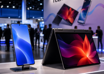TECNO présente à l’IFA 2026 un smartphone concept sans bordures et un PC convertible MEGABOOK T15 360 Pro