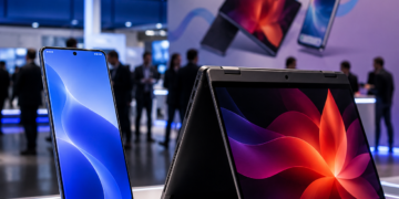 TECNO présente à l’IFA 2026 un smartphone concept sans bordures et un PC convertible MEGABOOK T15 360 Pro